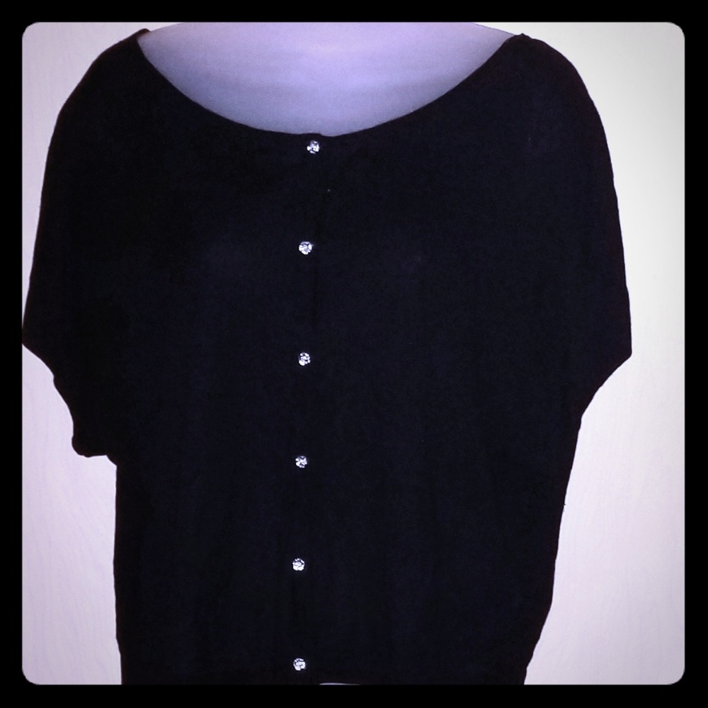 August Silk 💜short sleeve top